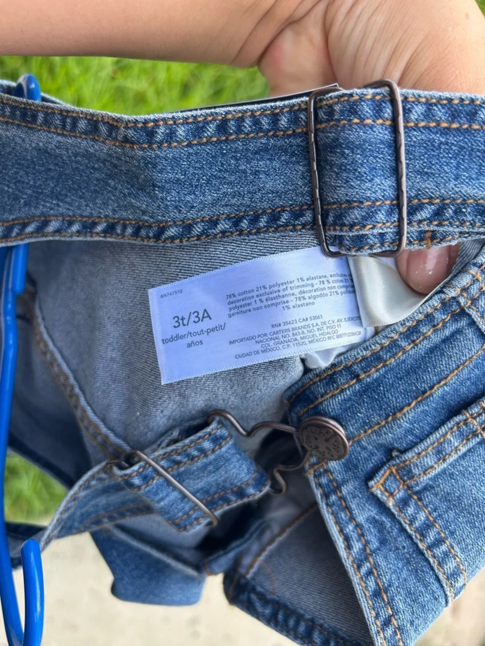 OshKosh B'gosh Denim Blue Toddler Overalls